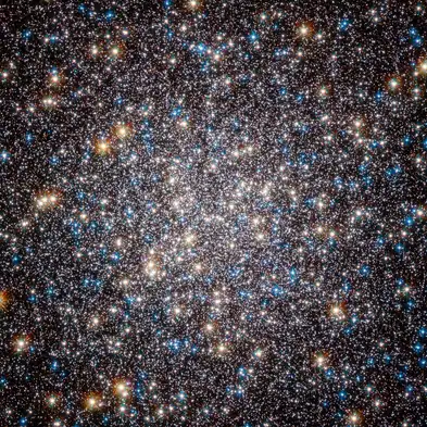Az M13 magja a Hubble felvételén