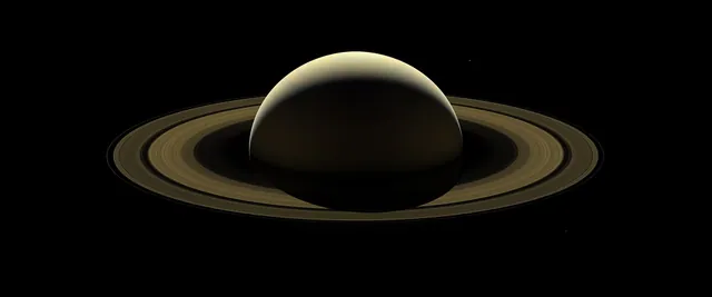A Szaturnusz a Cassini búcsúfelvételén