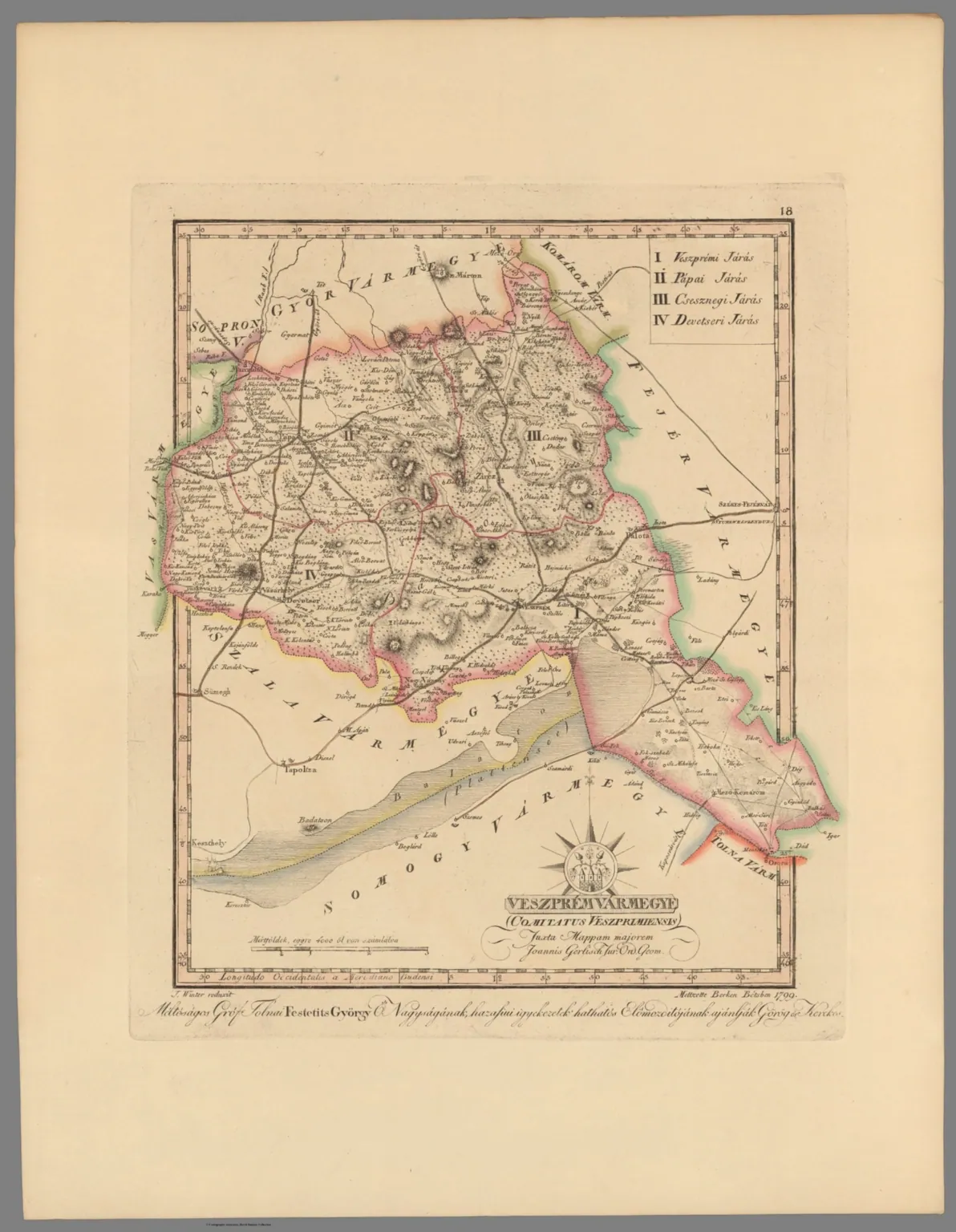 Veszprém vármegye, 1802–1811