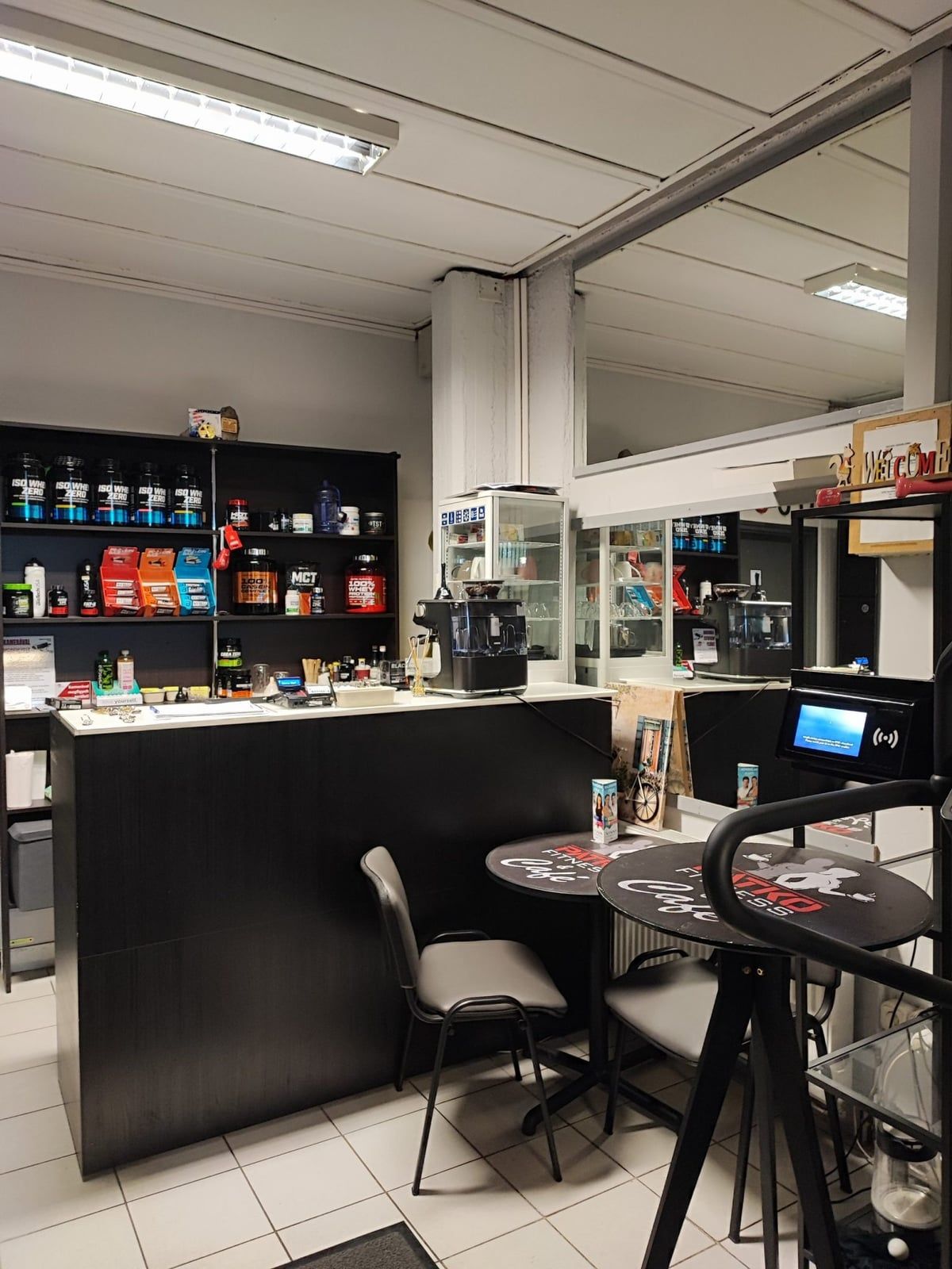 A Patkó Fitness recepciója Budaörsön